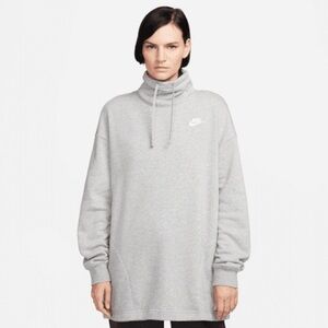 Women's Oversized Mock-Neck Sweatshirt